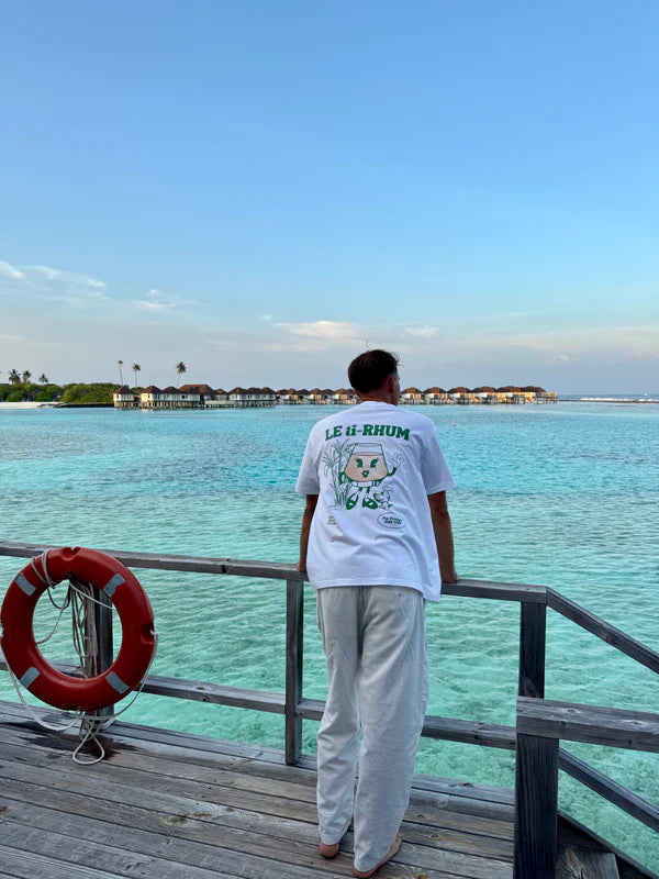 T-shirt " Le ti-rhum" " Regular Blanc | Vive La Bouteille