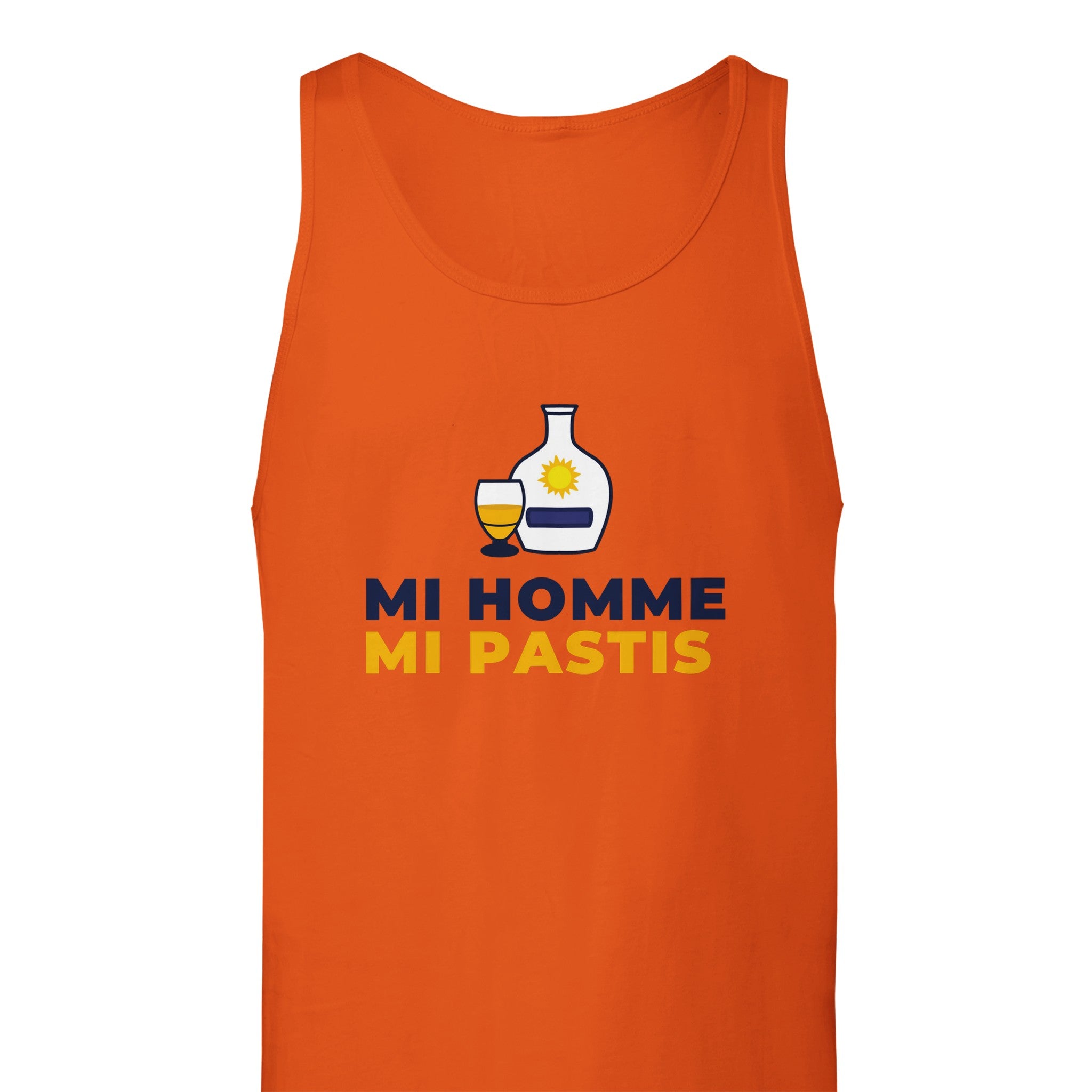 Débardeur Pastis  "Mi homme Mi pastis" | Mixte