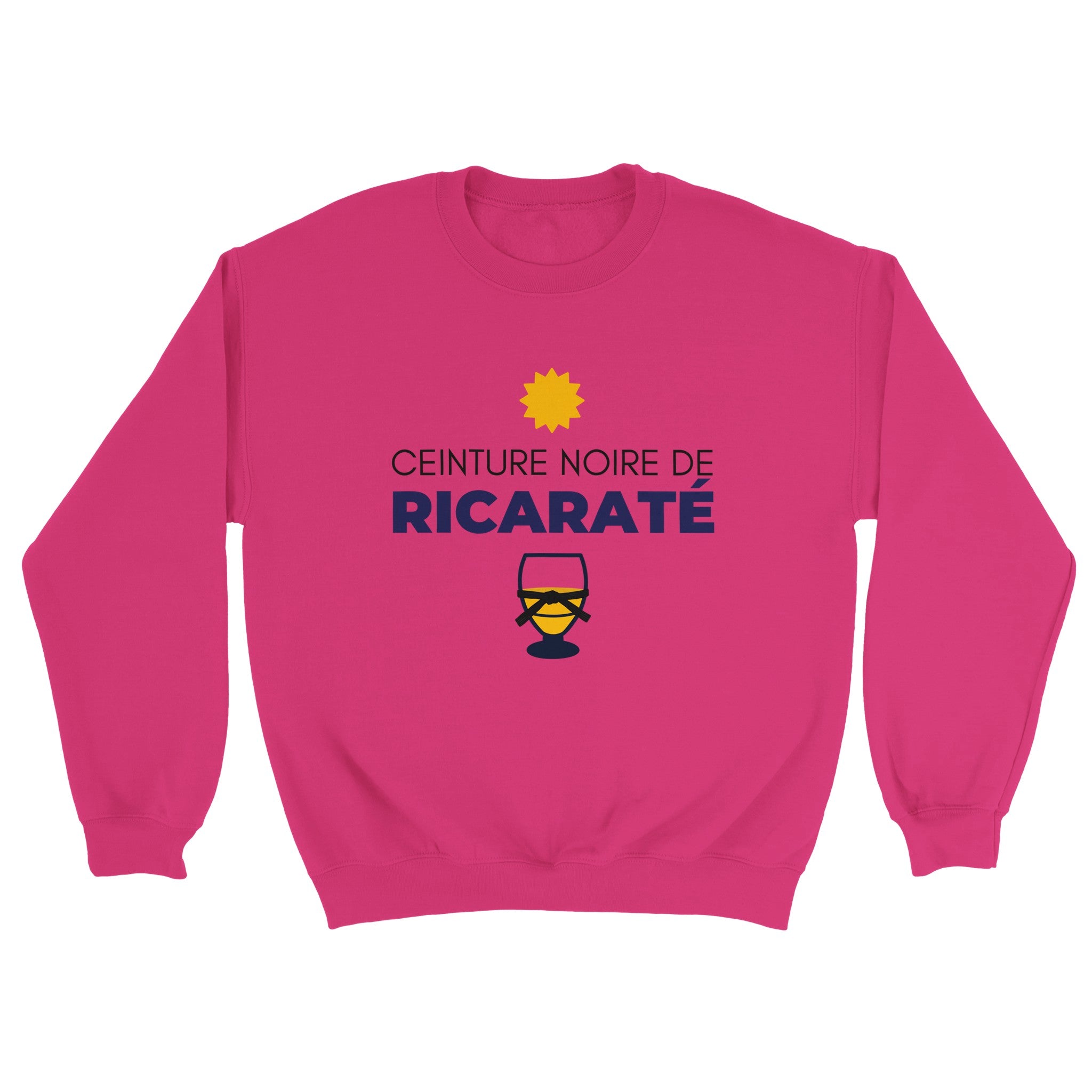 Sweat pastis "ceinture noire de ricaraté" | Mixte