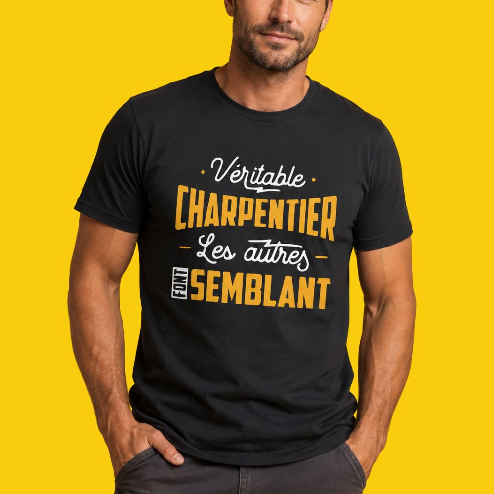 t-shirt métier humour