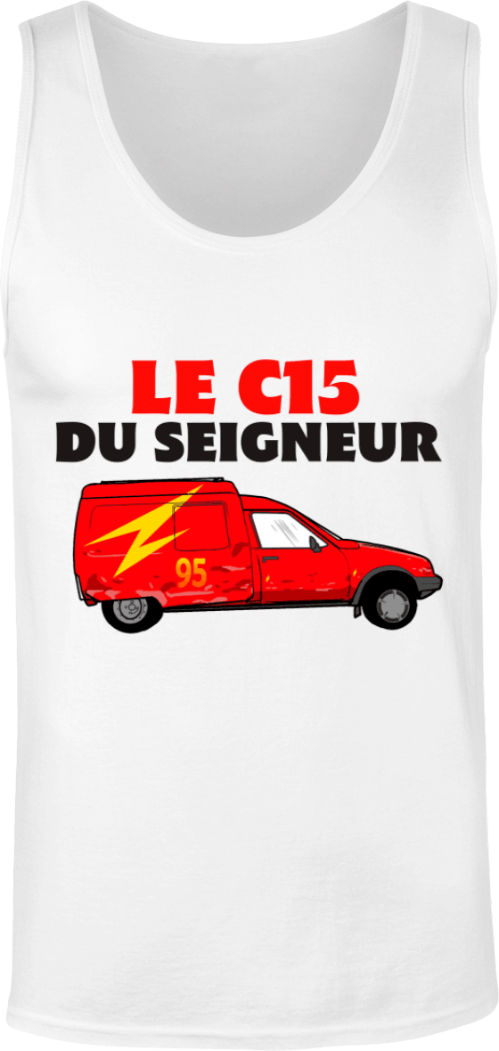 Débardeur C15 "Le c15 du seigneur" | Mixte - French Humour