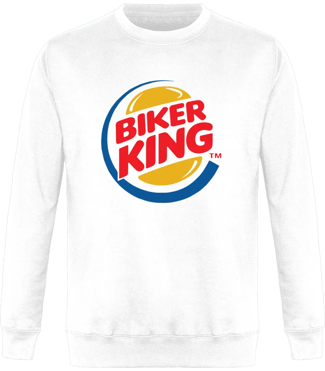 Sweat Motard "Biker King" | Mixte - French Humour