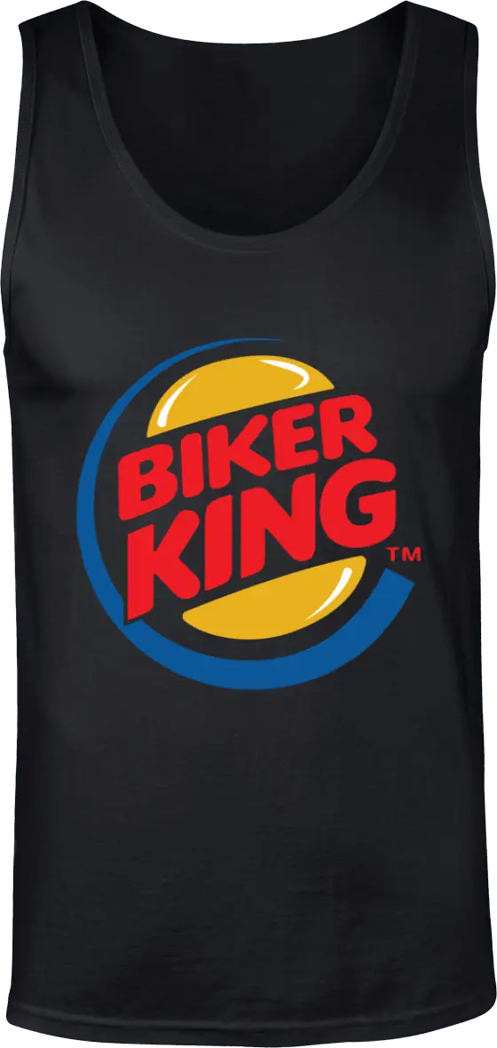 Débardeur Motard "Biker King" | Mixte - French Humour