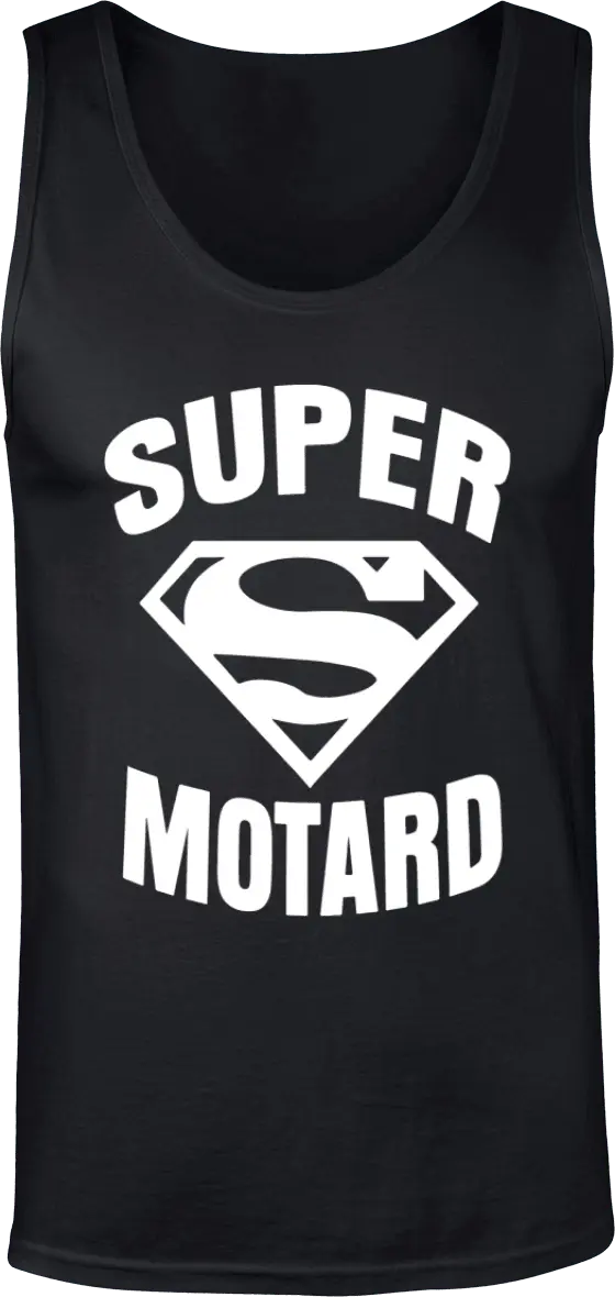 Débardeur Motard "Super Motard" | Mixte - French Humour